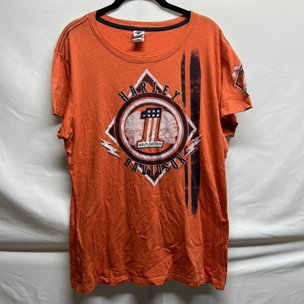 Harley Davidson Women's T-Shirt Size 2X Worth Kansas City MIssouri Motorcycles